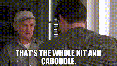 YARN | That's the whole kit and caboodle. | The Truman Show (1998) | Video clips by quotes | 380adb9d | 紗