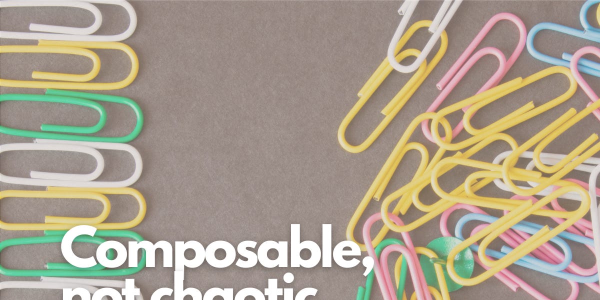 The inherited costs of the composable stack