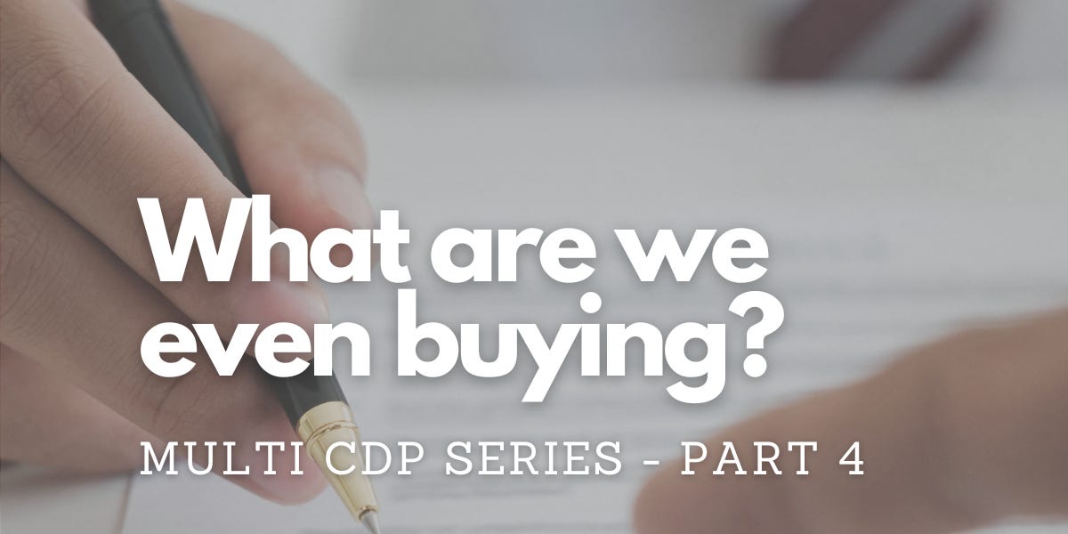 CDP & CEP pricing strategies for the uninitiated